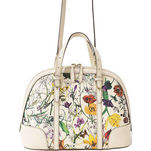 GUCCI Floral Flower Handbag Bag